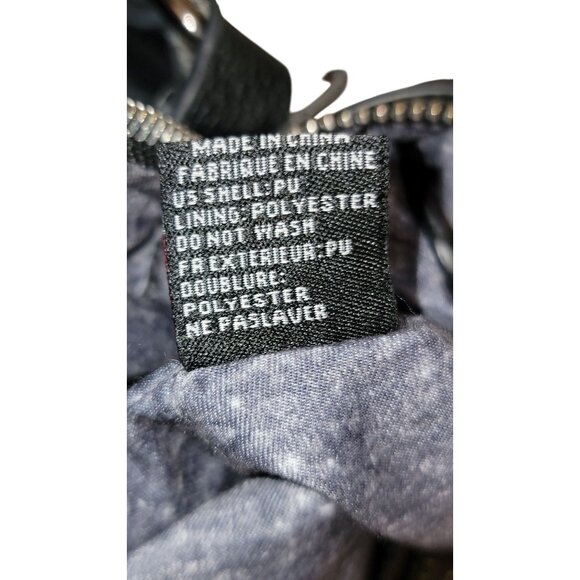 Urban Expressions Black vegan Leather Crossbody Bag - Picture 12 of 13